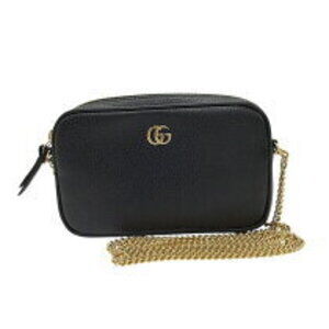 Gucci GG Marmont Camera Bag Black Leather Shoulder